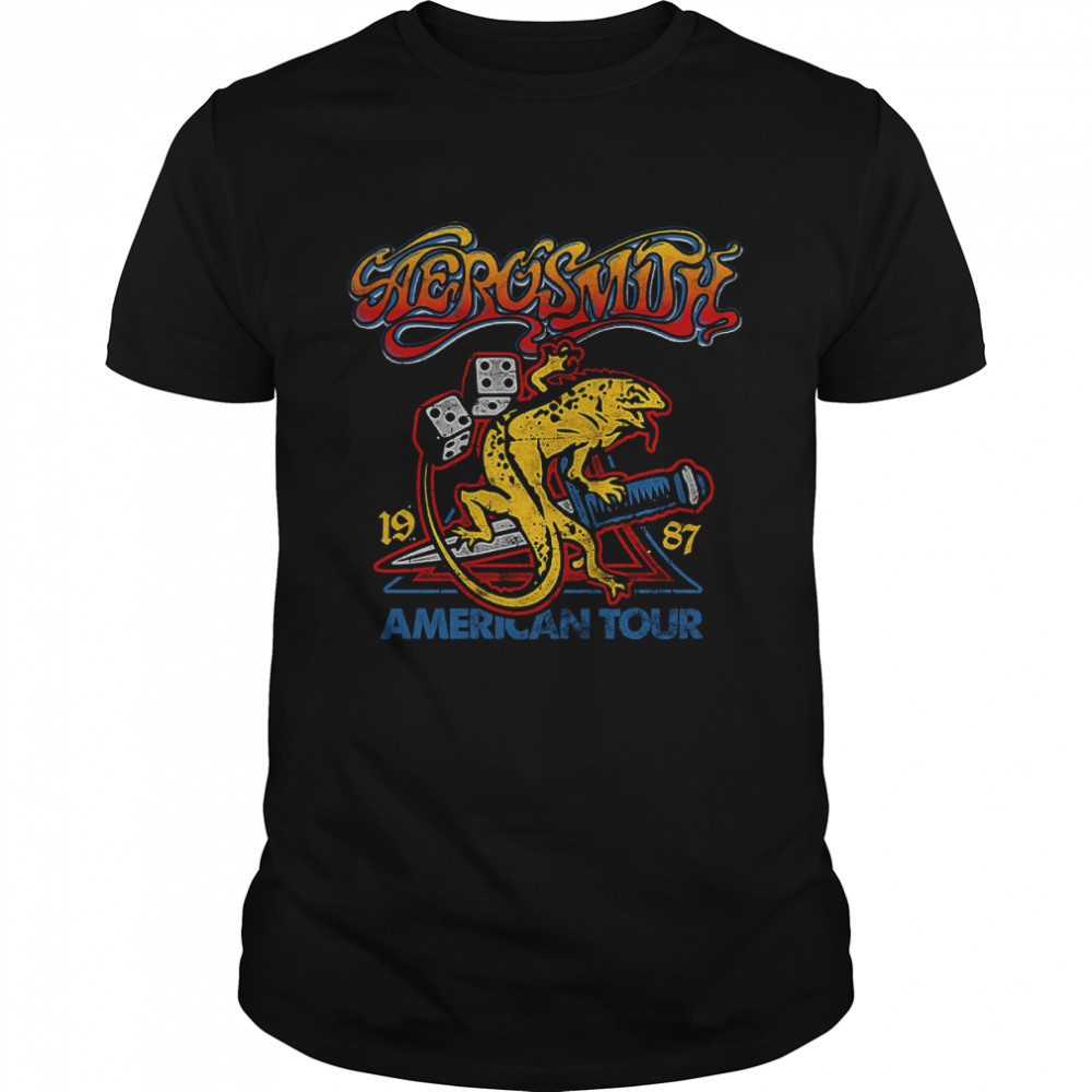 1987 American Tour Aerosmith T- Classic Men's T-shirt