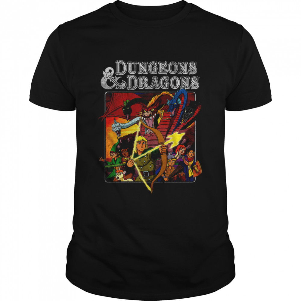 Cartoon Characters Dungeons & Dragons T- Classic Men's T-shirt