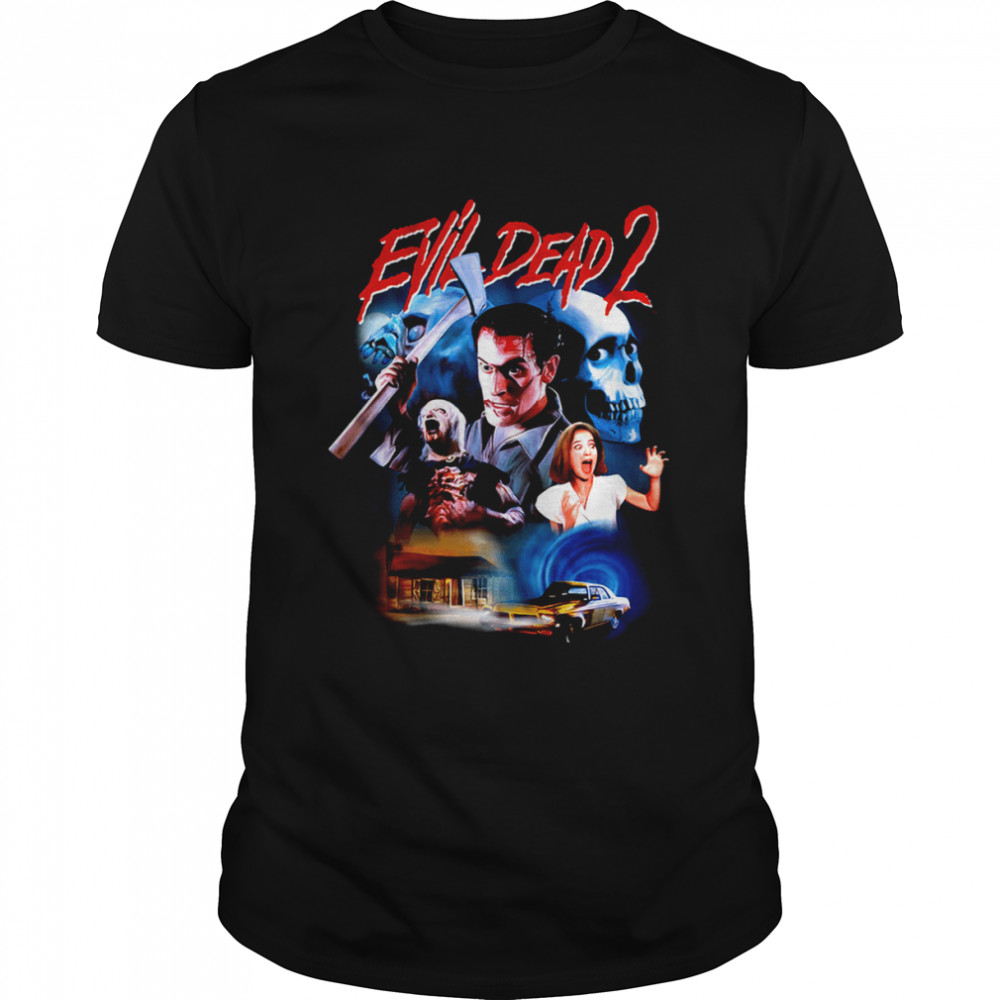 Evil Dead 2 Horror Collage Men’s T  Classic Men's T-shirt