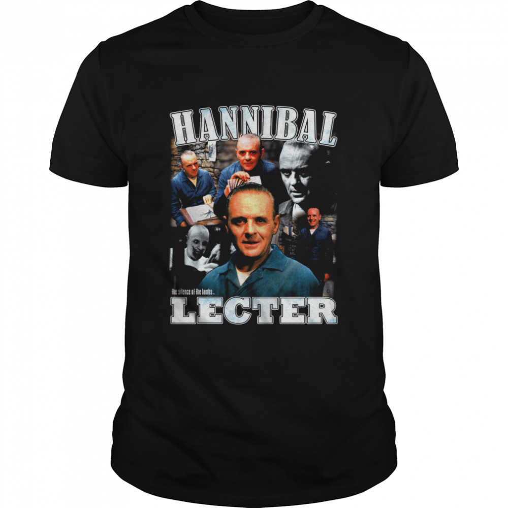 Silence of the Lambs Hannibal Lecter Killer Collage Men’s T  Classic Men's T-shirt