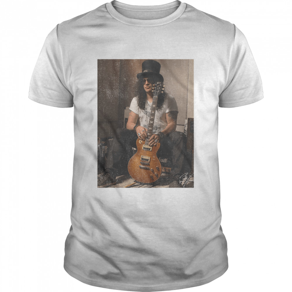 With Guitar Slash T-Shirt