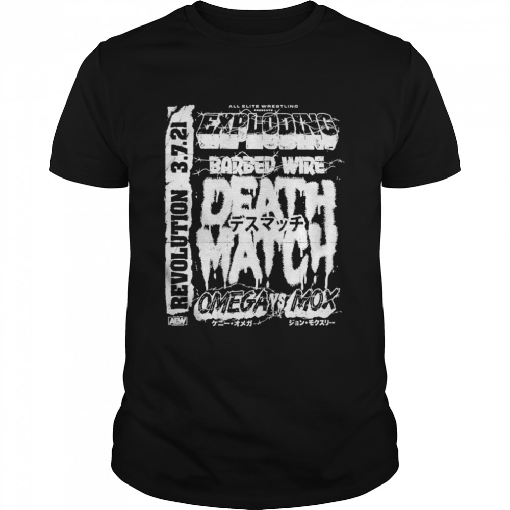 Kenny Omega vs Jon Moxley Exploding Barbed Wire Death Match shirt Classic Men's T-shirt