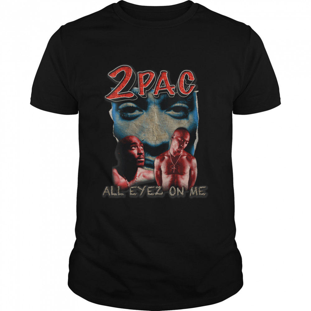 Tupac All Eyez V-Neck T-Shirt