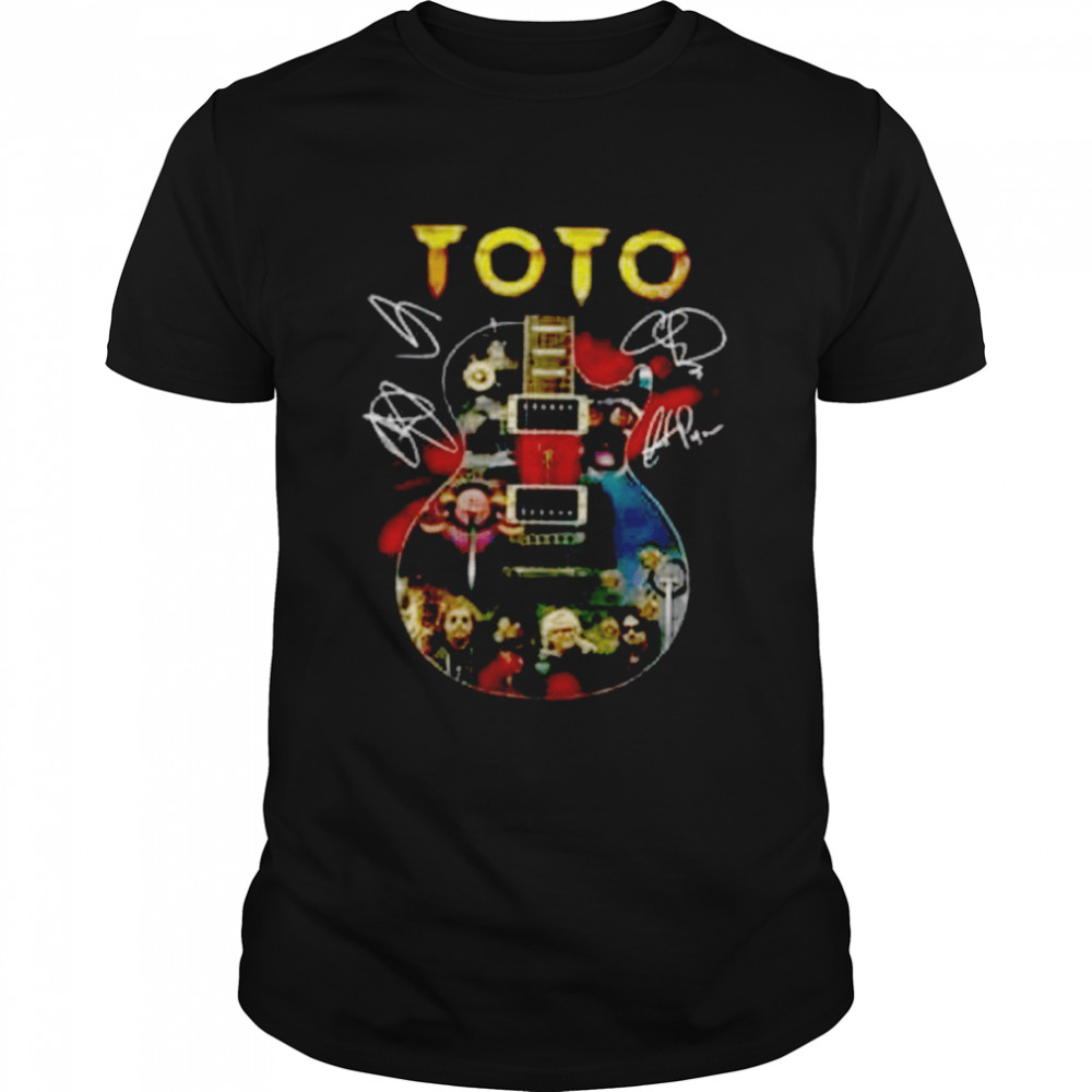 45 Years Of TOTO 1977-2022 Signatures T Shirt