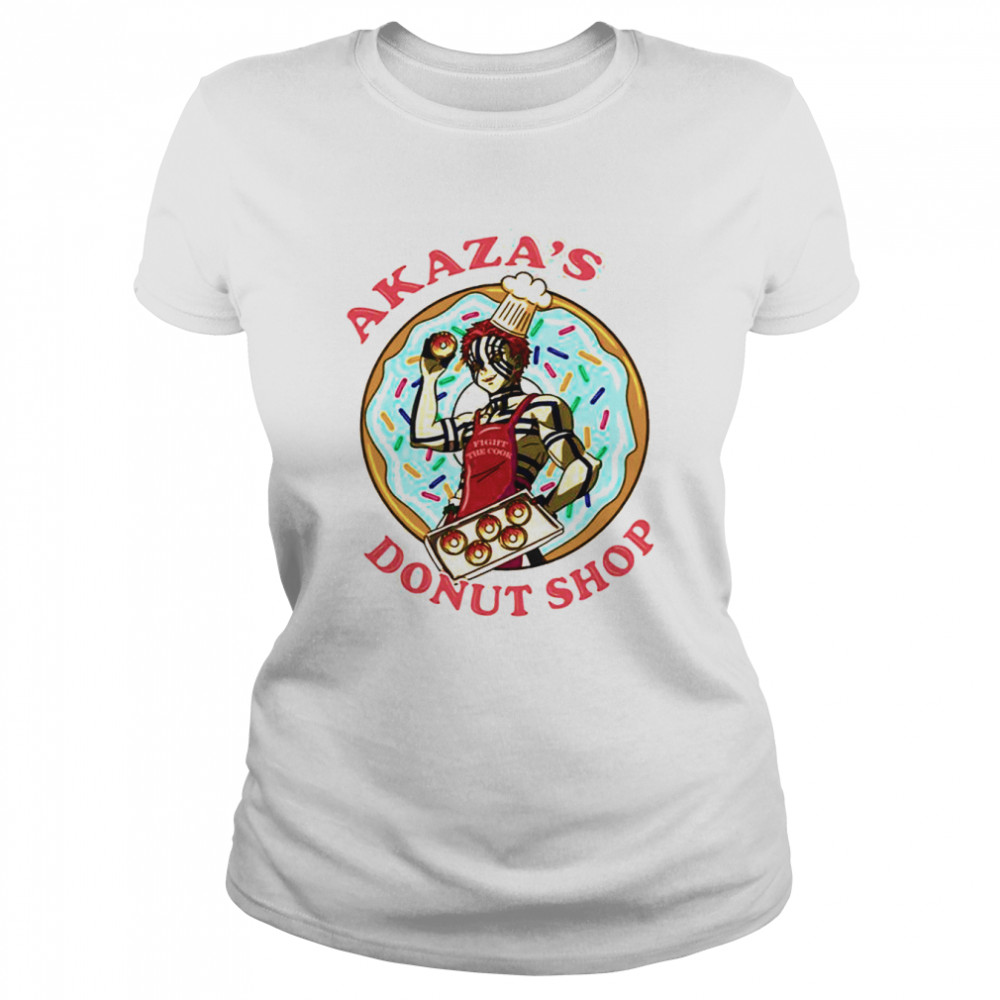 Akaza Demon Slayer Akaza’s Donut Shop shirt Classic Women's T-shirt
