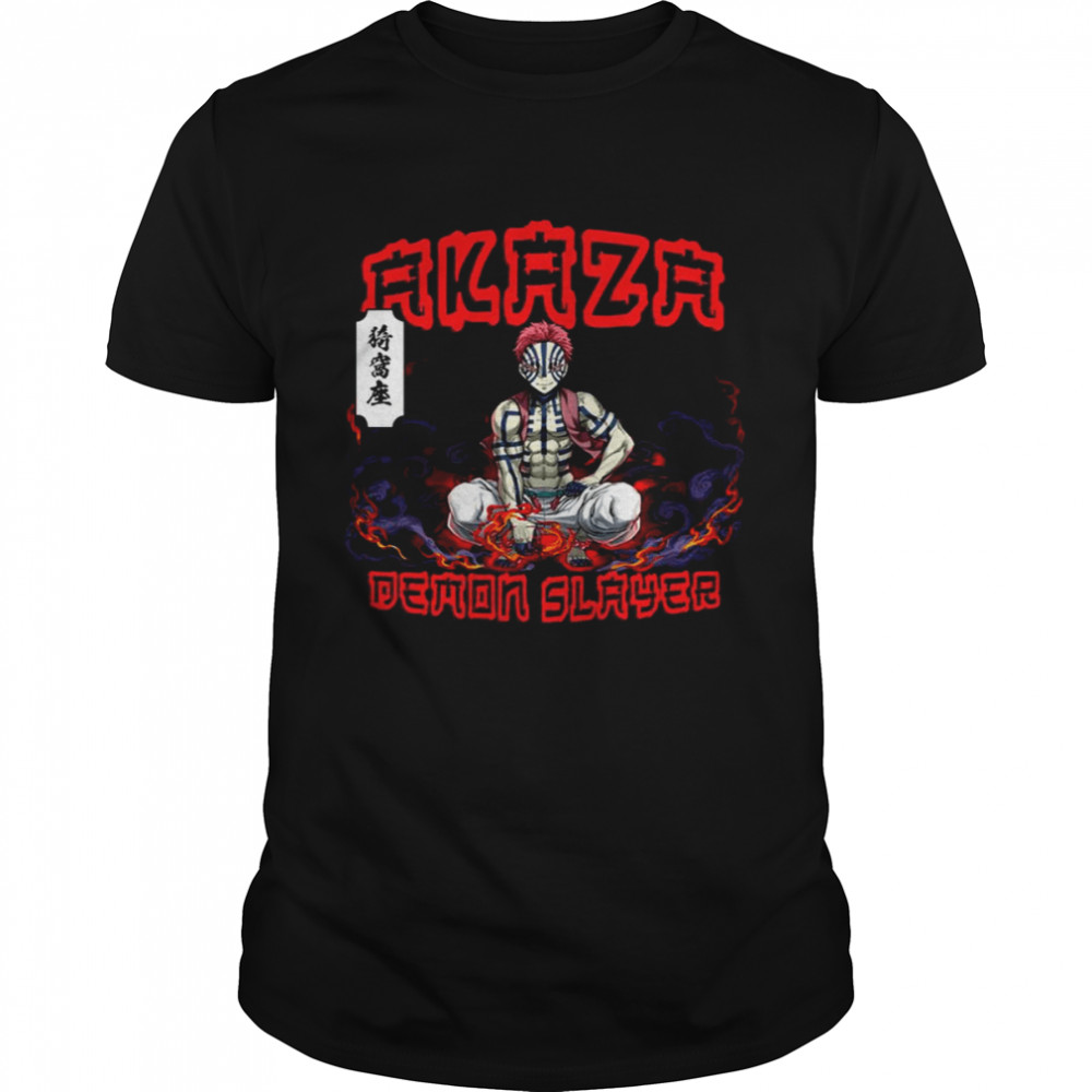 Akaza Japanese Anime Demon Slayer New shirt Classic Men's T-shirt