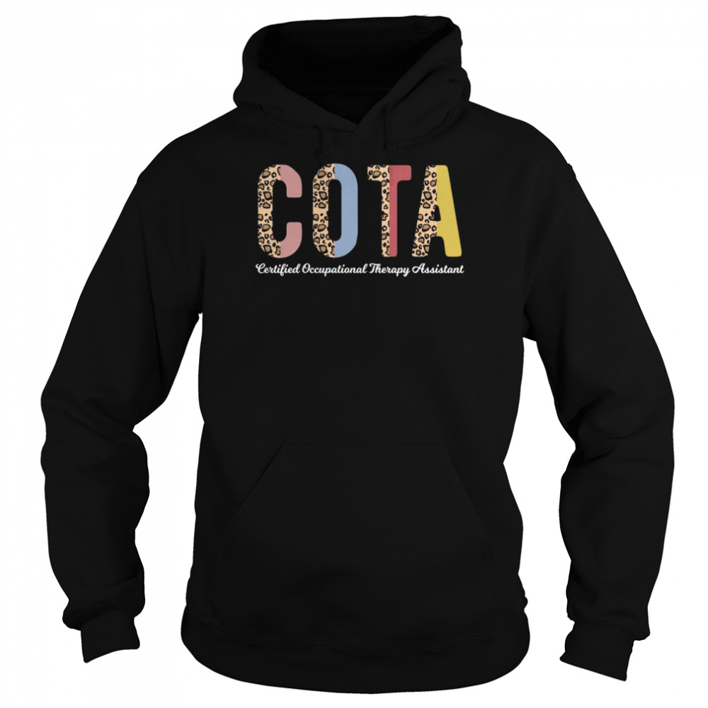 COTA Therapist Certified Occupational Therapy Assistant  Unisex Hoodie
