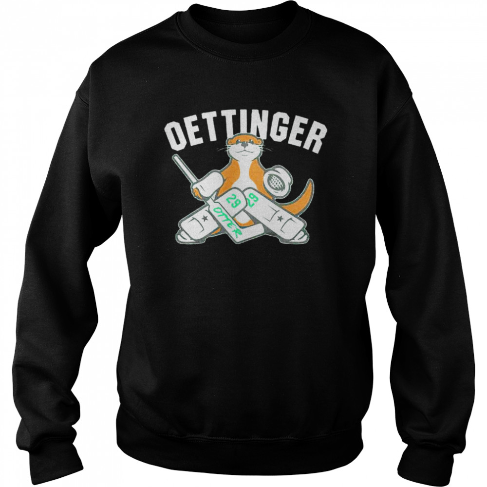 dallas Stars otter Jake Oettinger shirt Unisex Sweatshirt