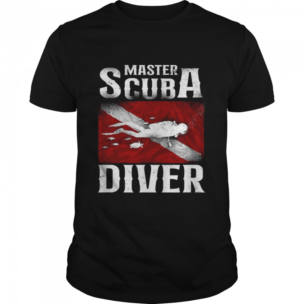 Diving Master Scuba Diver Down Shirt
