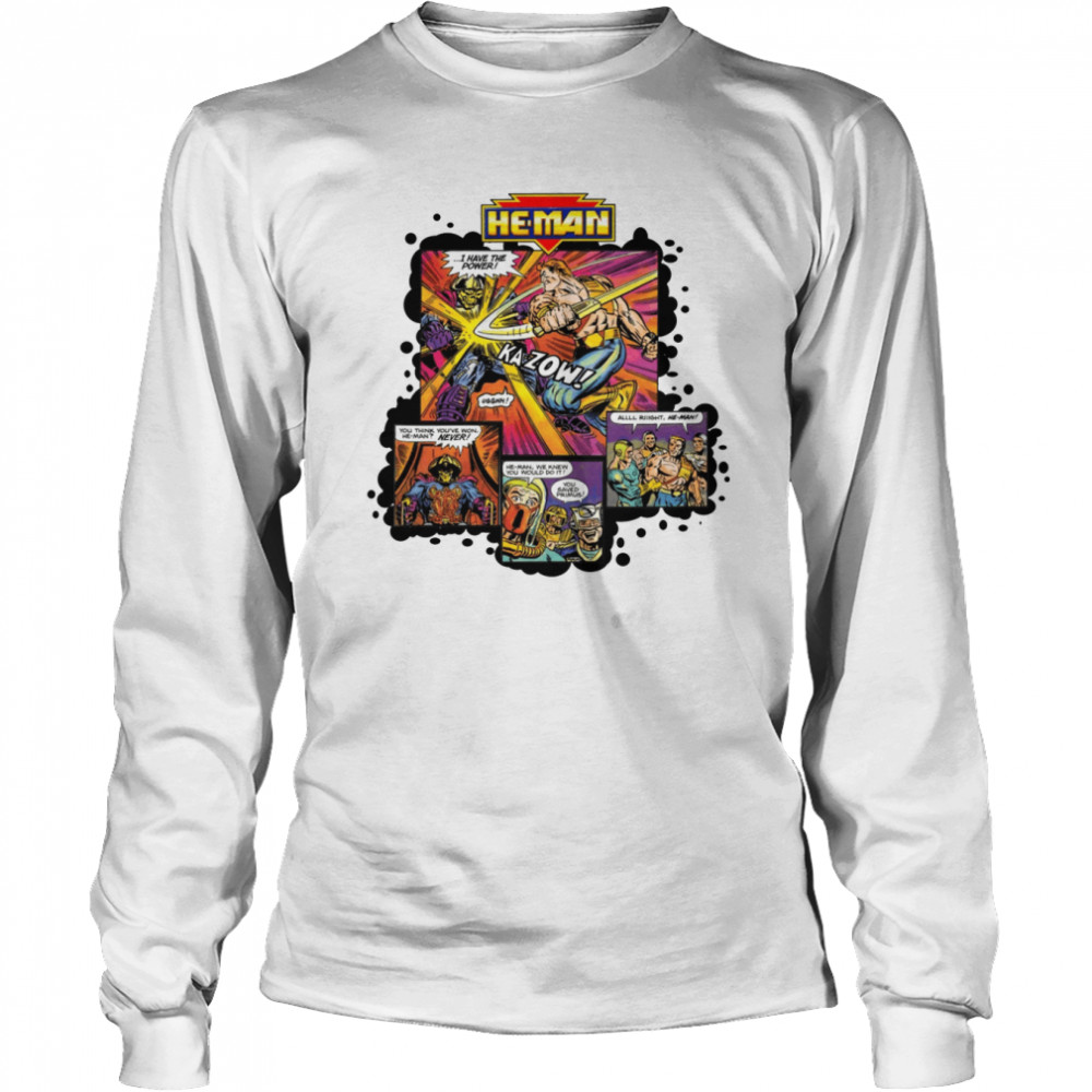 He-Man splash pages T- Long Sleeved T-shirt