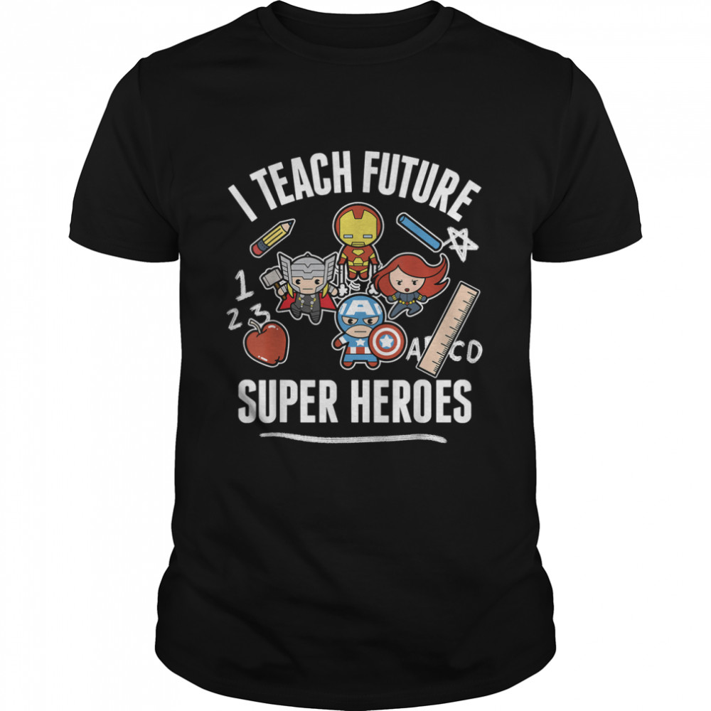 Marvel Avengers Classic I Teach Super Heroes Graphic T-Shirt