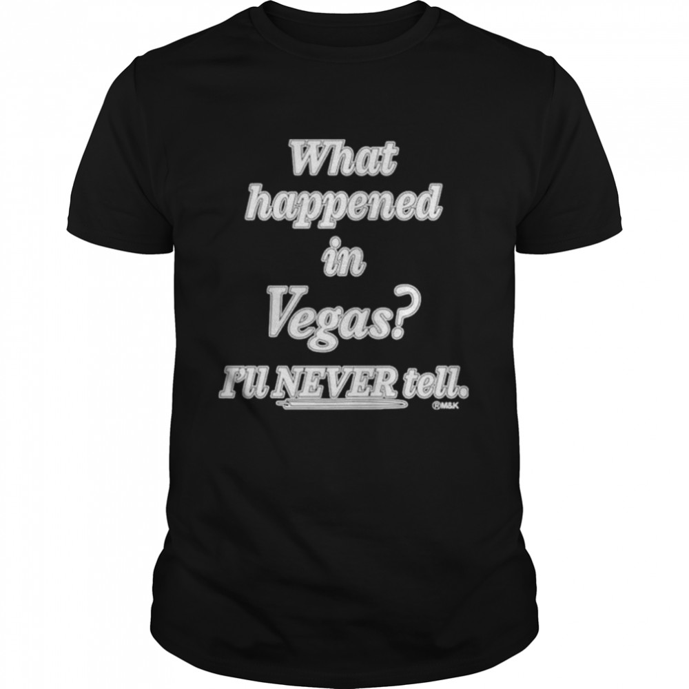 Norman what happened in vegas I’ll never tell shirt