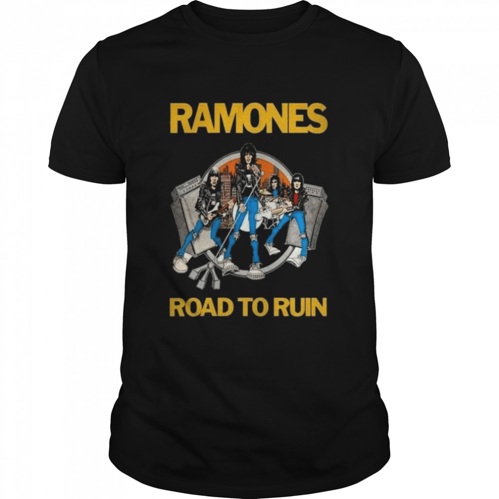 Ramones Road To Ruin Album T Shirt