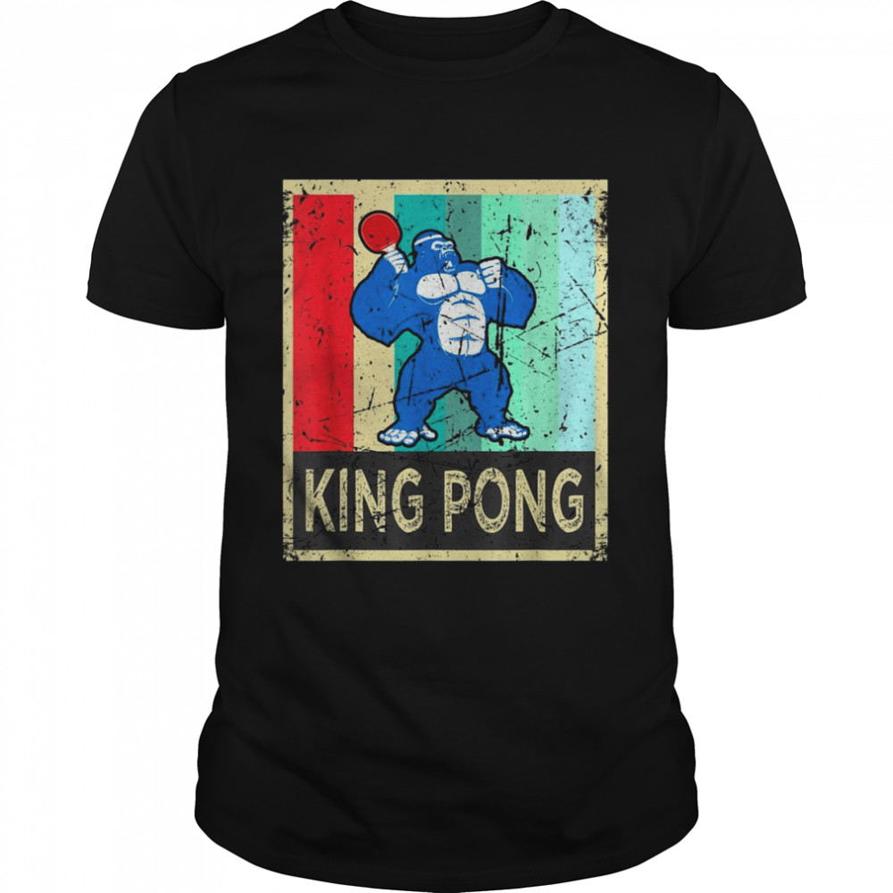 King Pong Shirt Ping Pong Gear Clothes Shirt