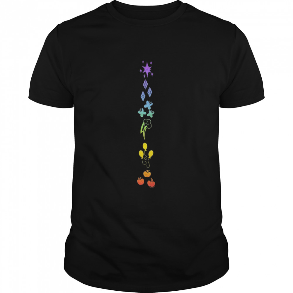 My Little Pony Friendship Is Magic Ponies Aligned Shirt