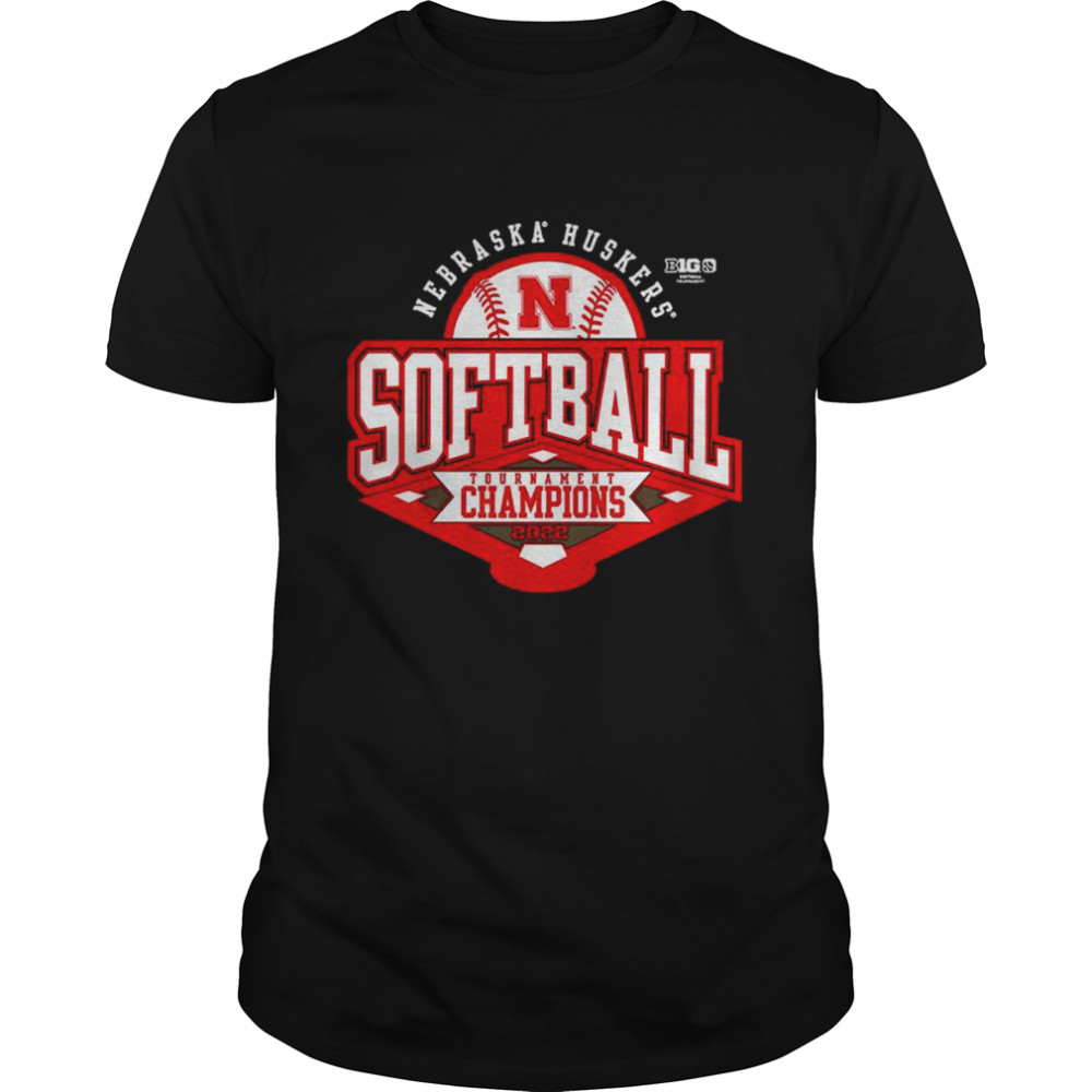 Nebraska Huskers Softball Tournament Champions 2022 T-Shirt