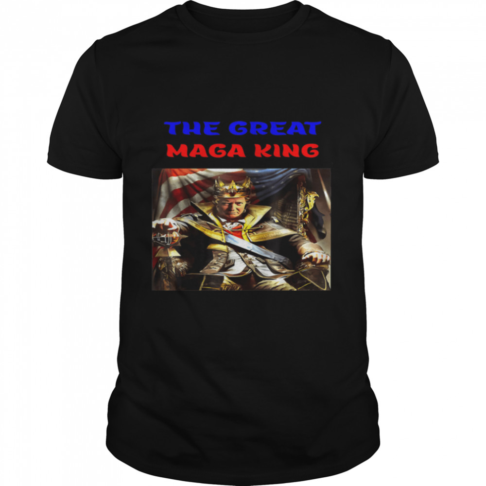 Great maga king - Anti Biden - Trump lovers T-Shirt B0B1HHZGW2