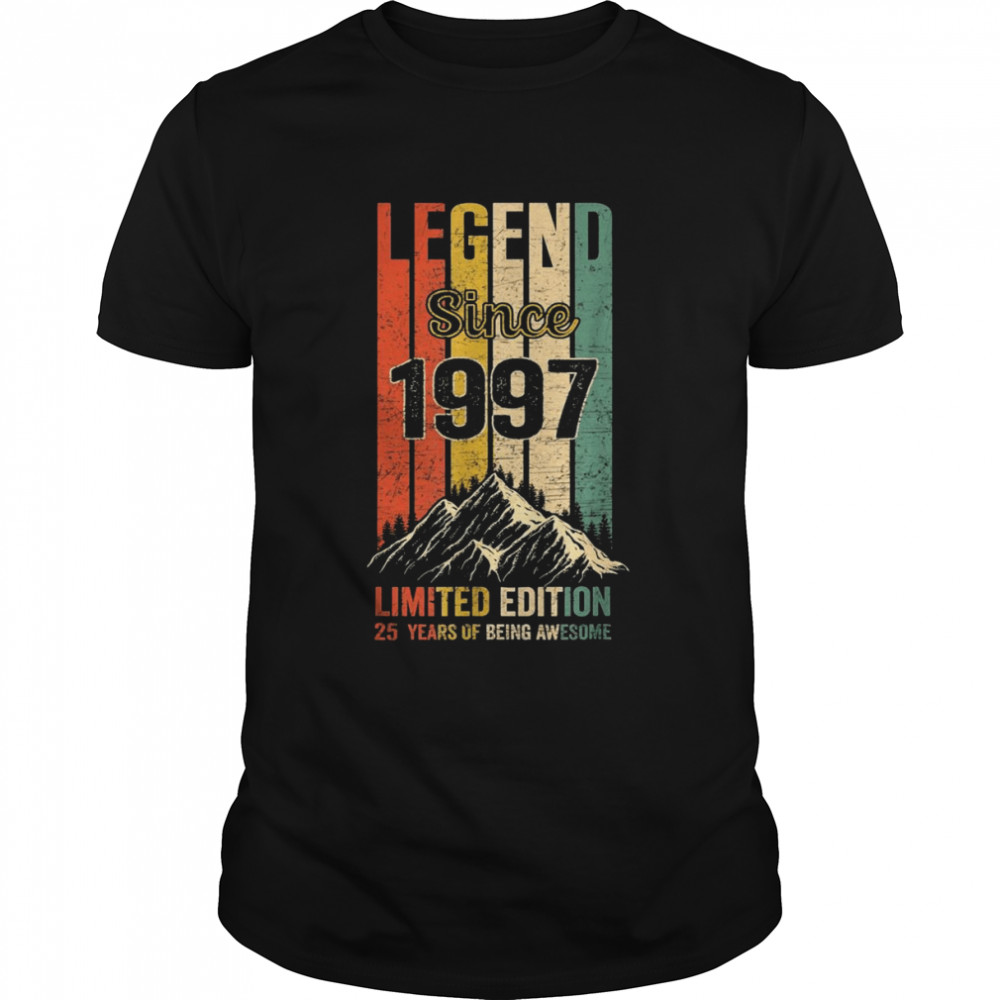 Vintage 25 Birthday Legend Since 1997 Limited Edition  Classic Men's T-shirt