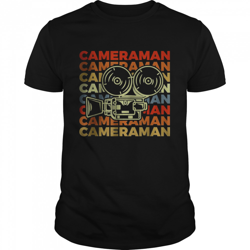 Vintage Cameraman T-Shirt