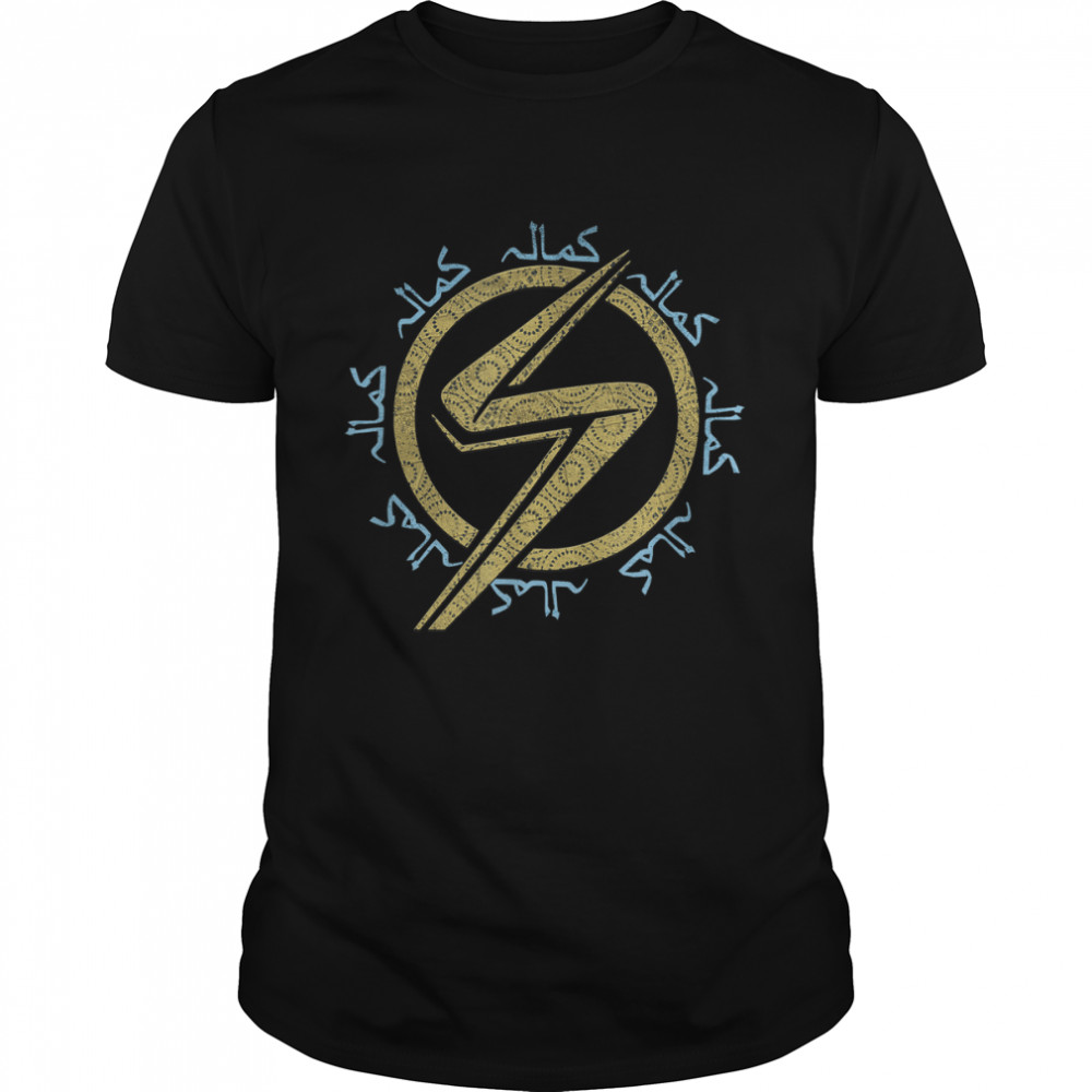 Ms. Marvel Lightning Bolt Kamala Logo T-Shirt