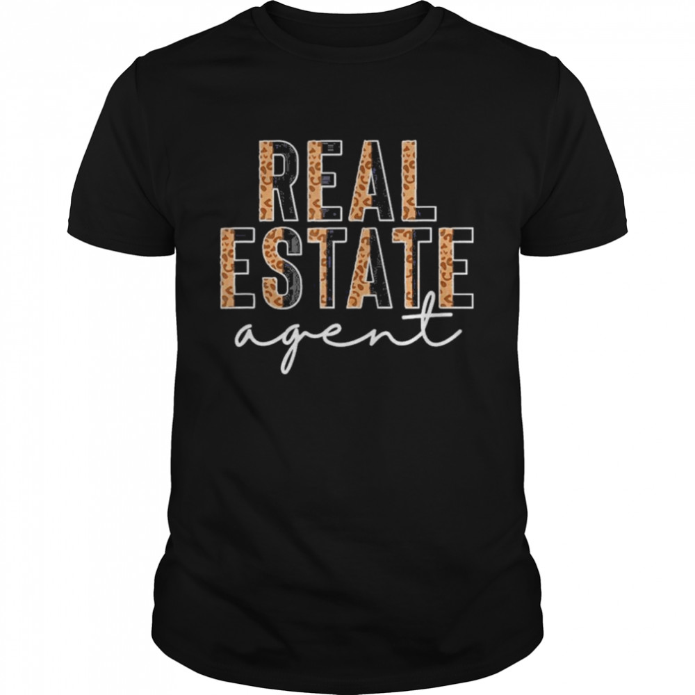 Real Estate Agent’s Cheetah Leopard Home Seller Shirt