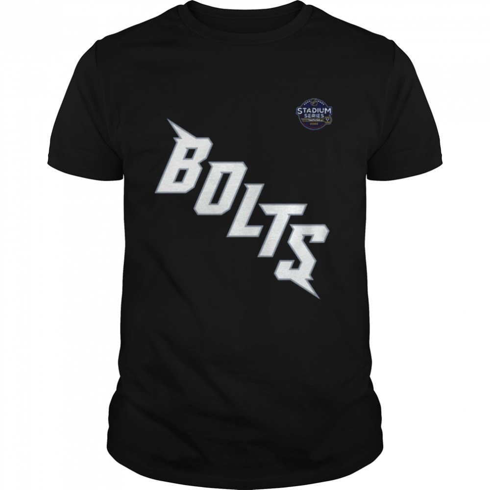 Tampa Bay Lightning Branded 2022 NHL Stadium Series Primary Logo T- Classic Men's T-shirt