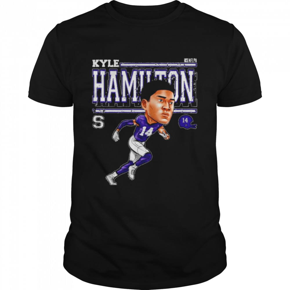 Kyle Hamilton Baltimore Cartoon Football Shirt