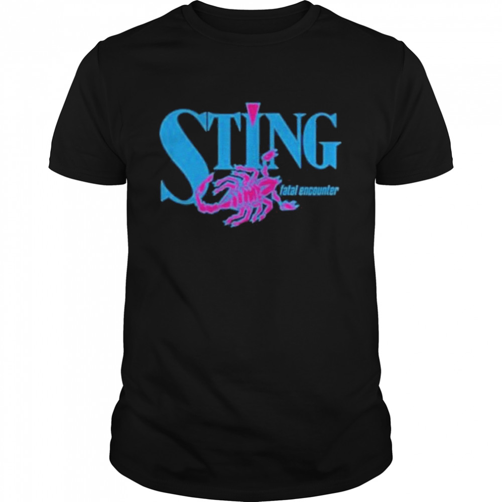 Worldwide Sting Fatal Encounter Wrassleshop Merch T-Shirt