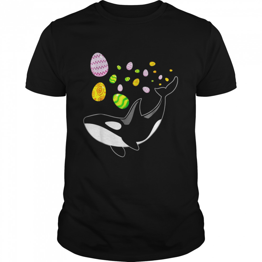 Orca Whale Killer as Egg Easter Day for, Boys & Girls  Classic Men's T-shirt