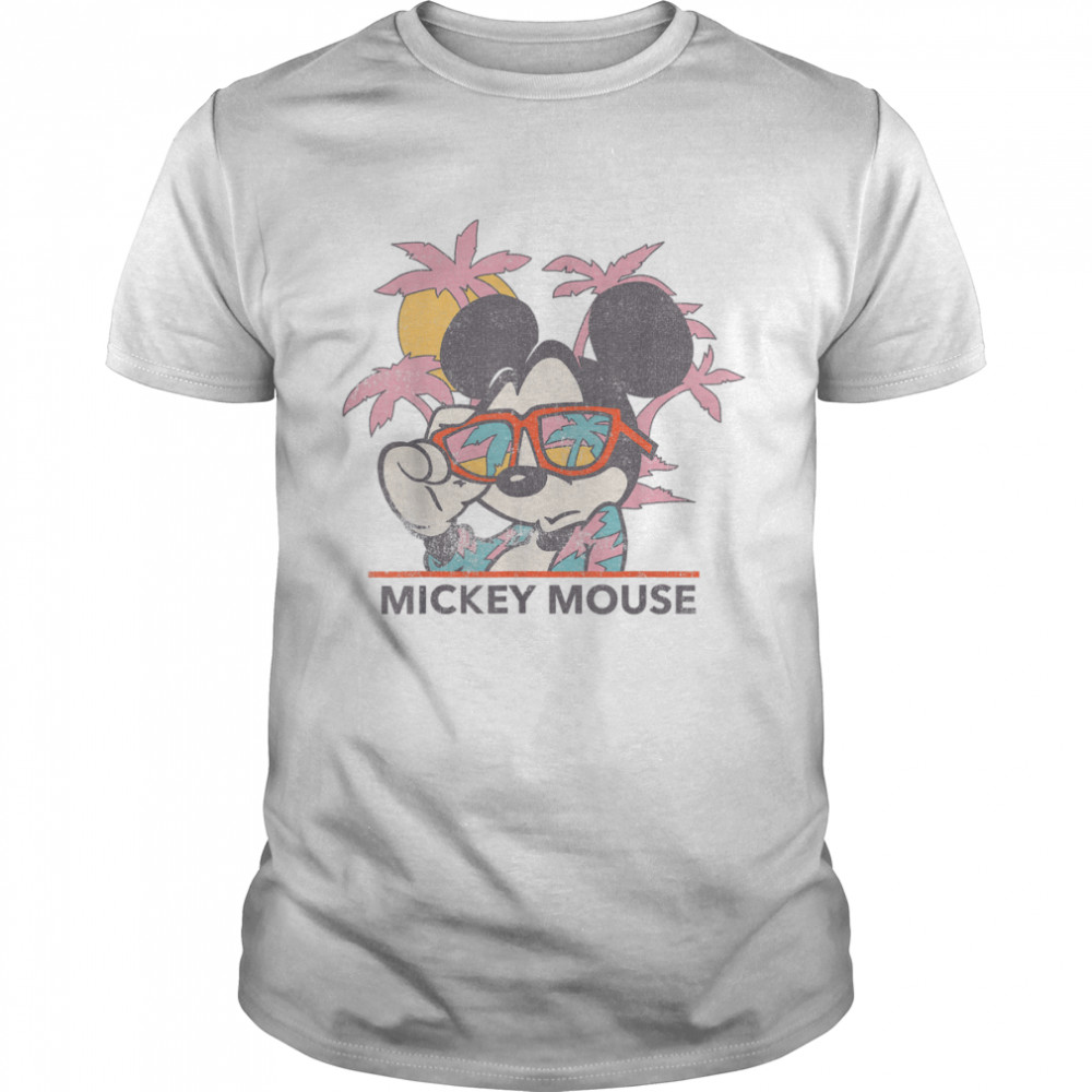 Disney Mickey And Friends Mickey Mouse Tropical Portrait T-Shirt