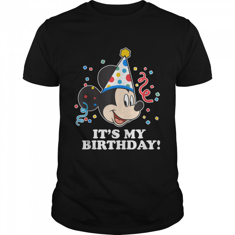 Disney Mickey Mouse Its My Birthday T-Shirt