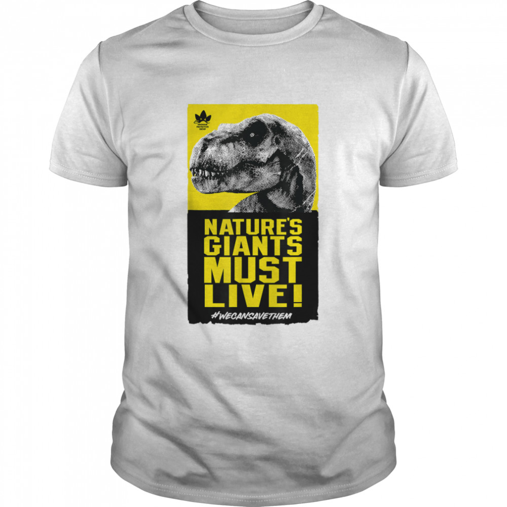 Jurassic World Fallen Kingdom Nature's Giants T- Classic Men's T-shirt