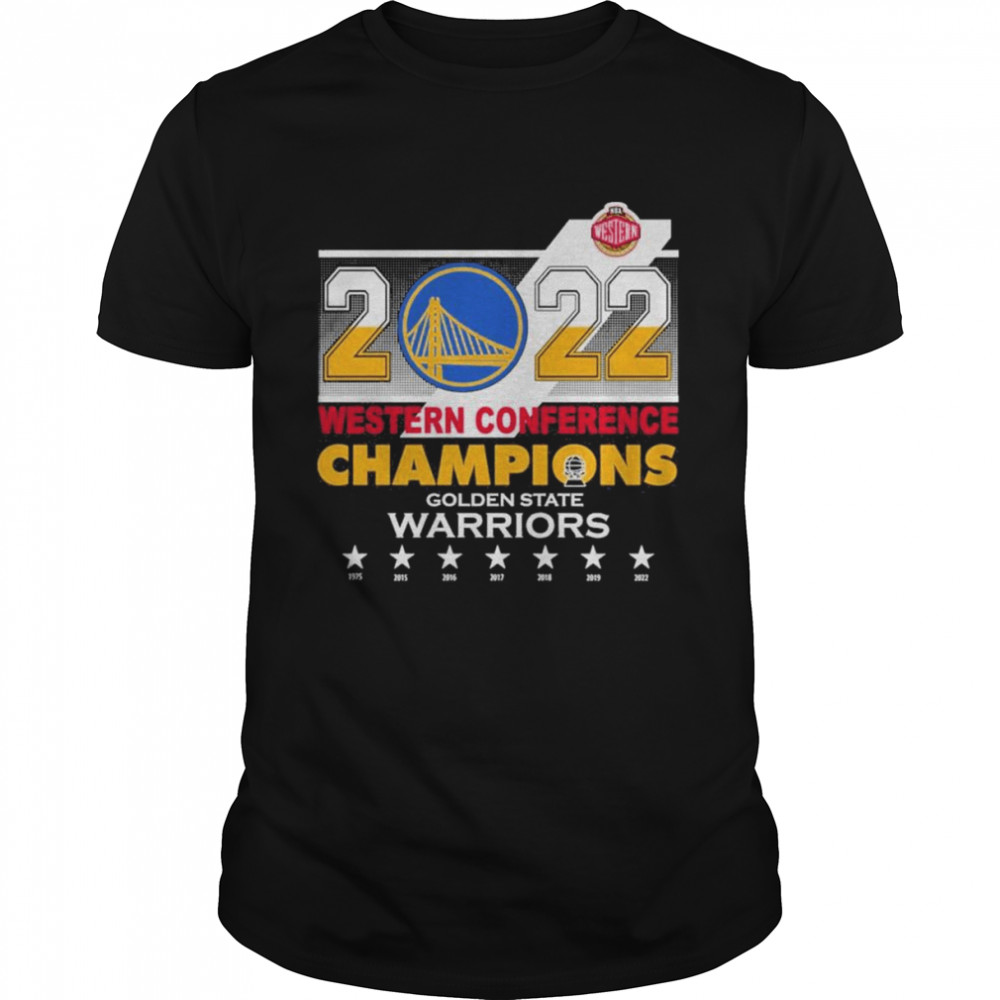 Nba 2022 Western Conference Champions Golden State 1975 2022  Classic Men's T-shirt