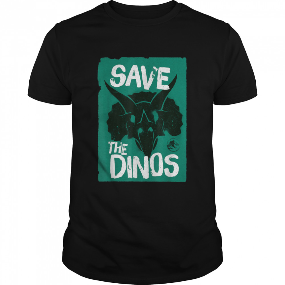 Save the Dinos Flyer T- Classic Men's T-shirt
