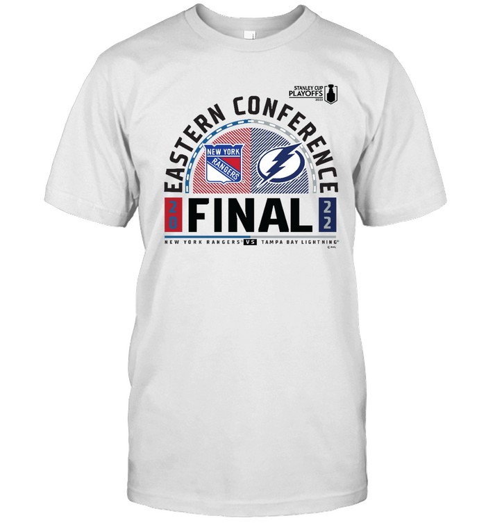 New York Rangers vs. Tampa Bay Lightning 2022 Eastern Conference Finals T-Shirt