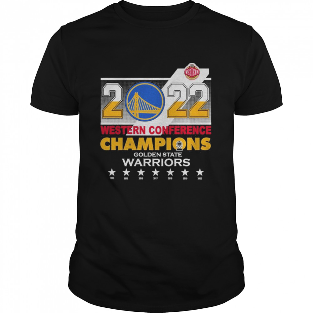 2022 Western Conference Champions Golden State Warriors 1975 2022 Shirt