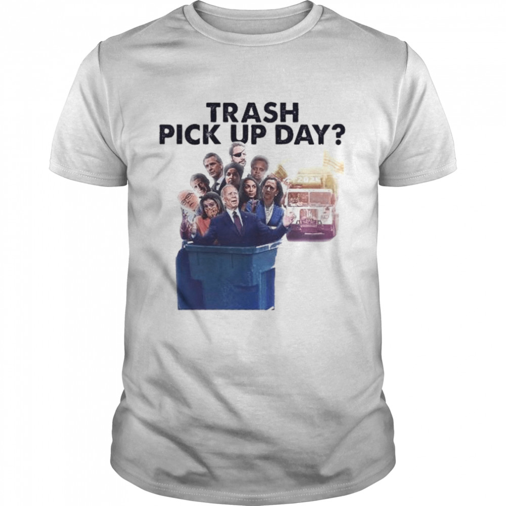 Joe Biden and Kamala Harris President trash pick up day shirt Classic Men's T-shirt