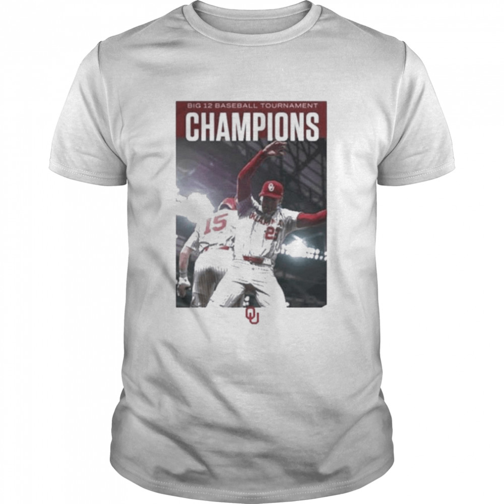 Oklahoma Baseball Beats Texas Big 12 Baseball Tournament Champions  Classic Men's T-shirt