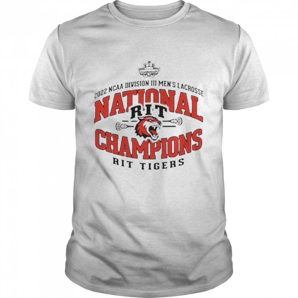 RIT Tigers NCAA Division III Men’s Lacrosse National Champions 2022  Classic Men's T-shirt