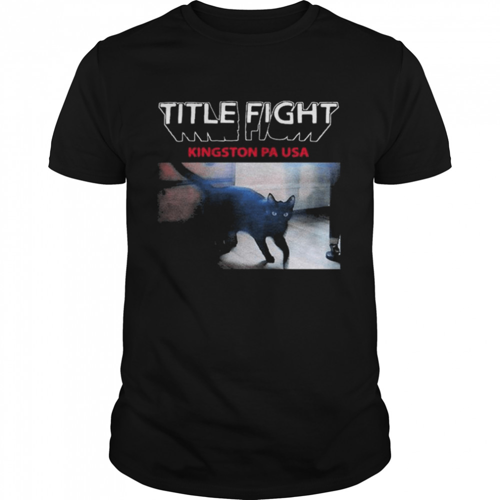 Title Fight Shirt Title Fight Kingston Cat Shirt