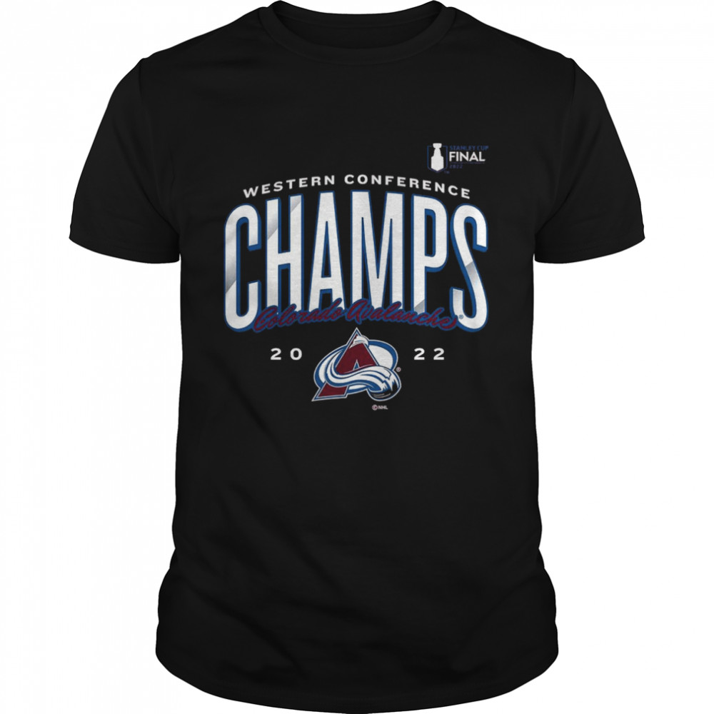 Colorado Avalanche 2022 Western Conference Champions Crash the Net  Classic Men's T-shirt