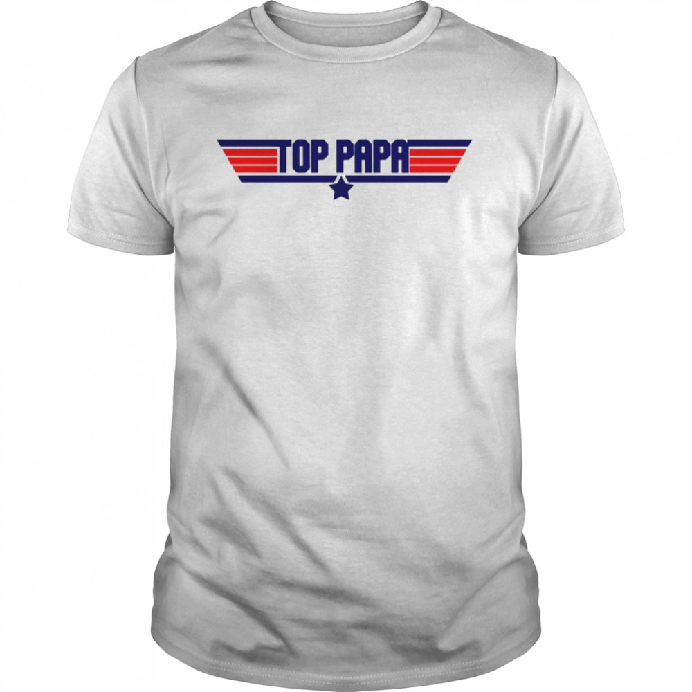 Top Gun Top Papa Father’s Day  Classic Men's T-shirt