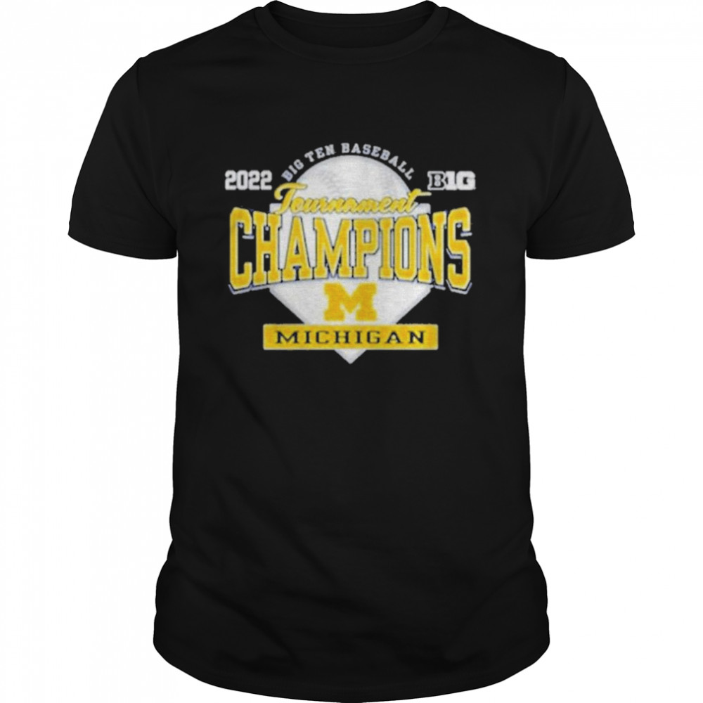 University of Michigan Baseball Big Ten Tournament Champions Shirt