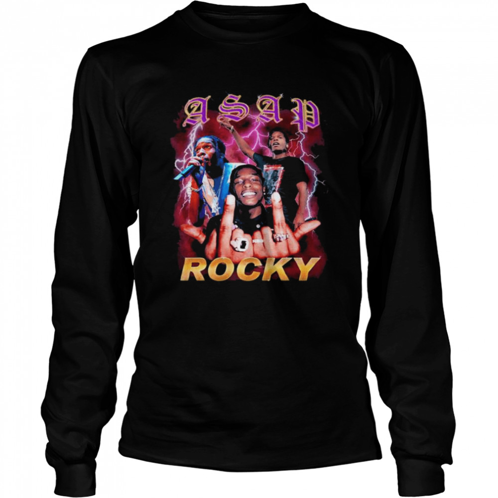 90’s Vintage Art Asap Rocky T- Long Sleeved T-shirt