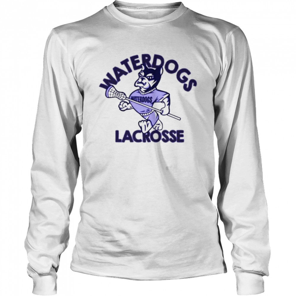 Barstool Sports Store Waterdogs Lacrosse Logo T- Long Sleeved T-shirt