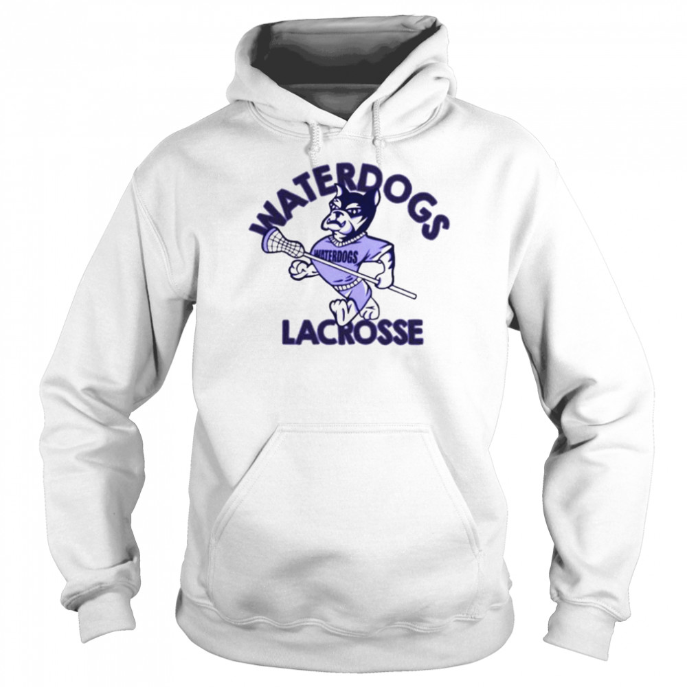 Barstool Sports Store Waterdogs Lacrosse Logo T- Unisex Hoodie