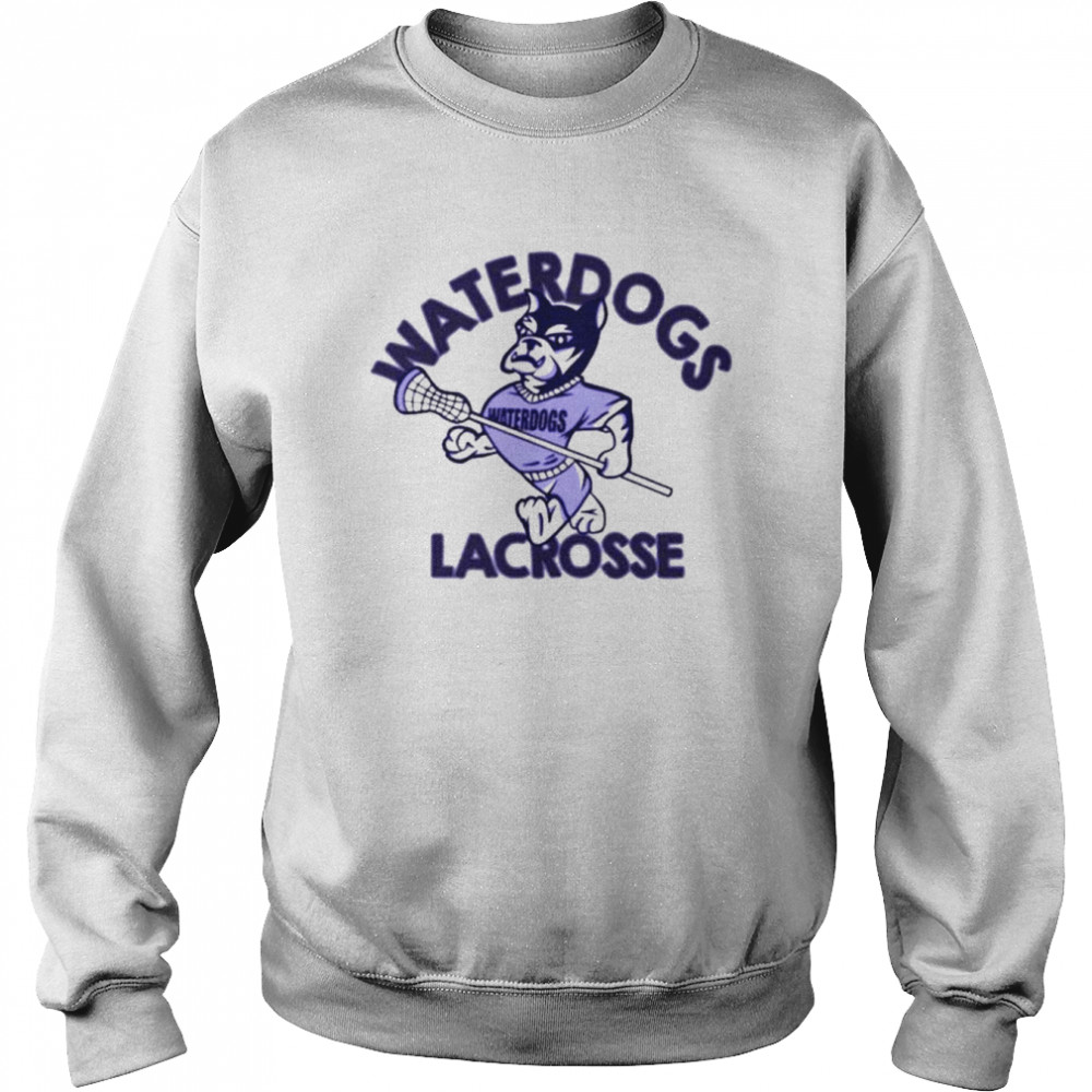 Barstool Sports Store Waterdogs Lacrosse Logo T- Unisex Sweatshirt