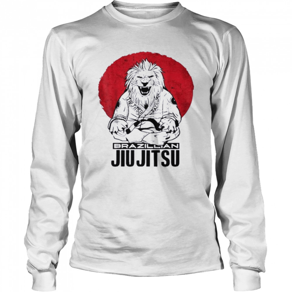Brazilian Jiu Jitsu BJJ MMA Fighter Jiujitsu  Long Sleeved T-shirt