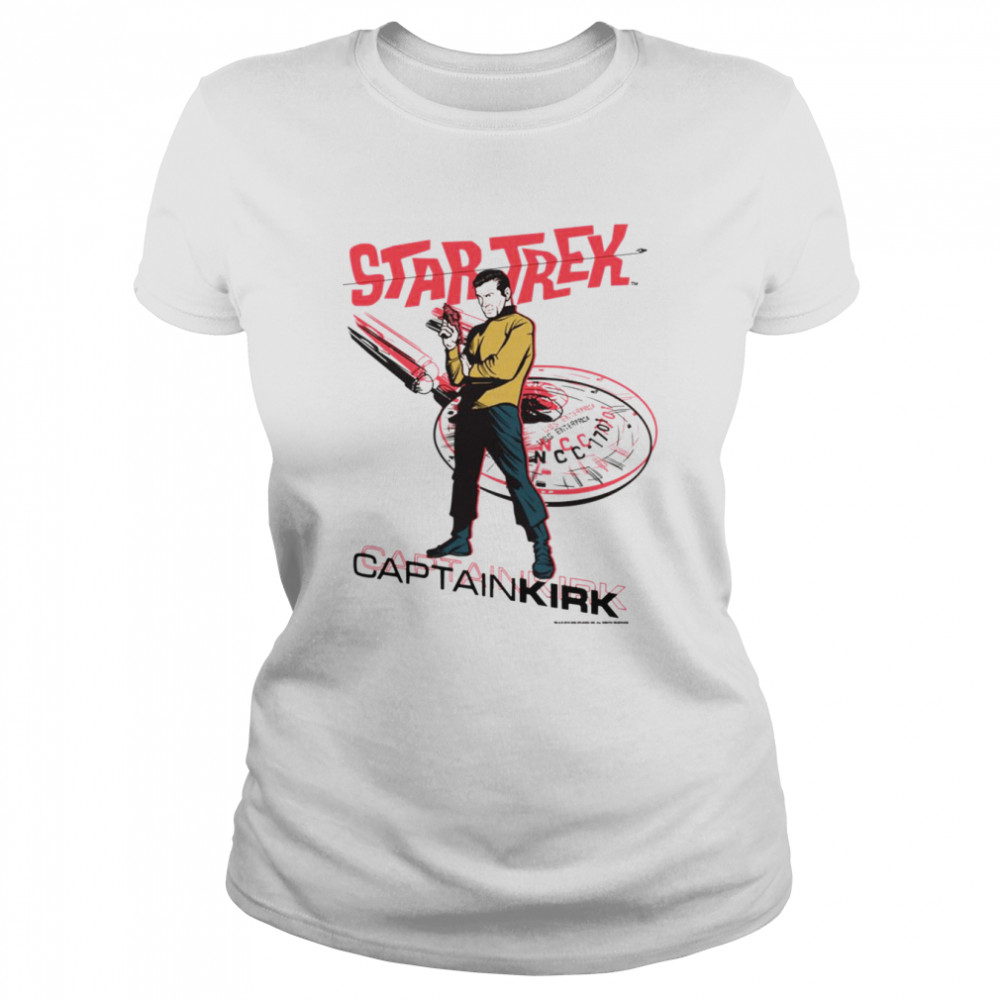 Captain Kirk Retro Star Trek shirt Classic Women's T-shirt
