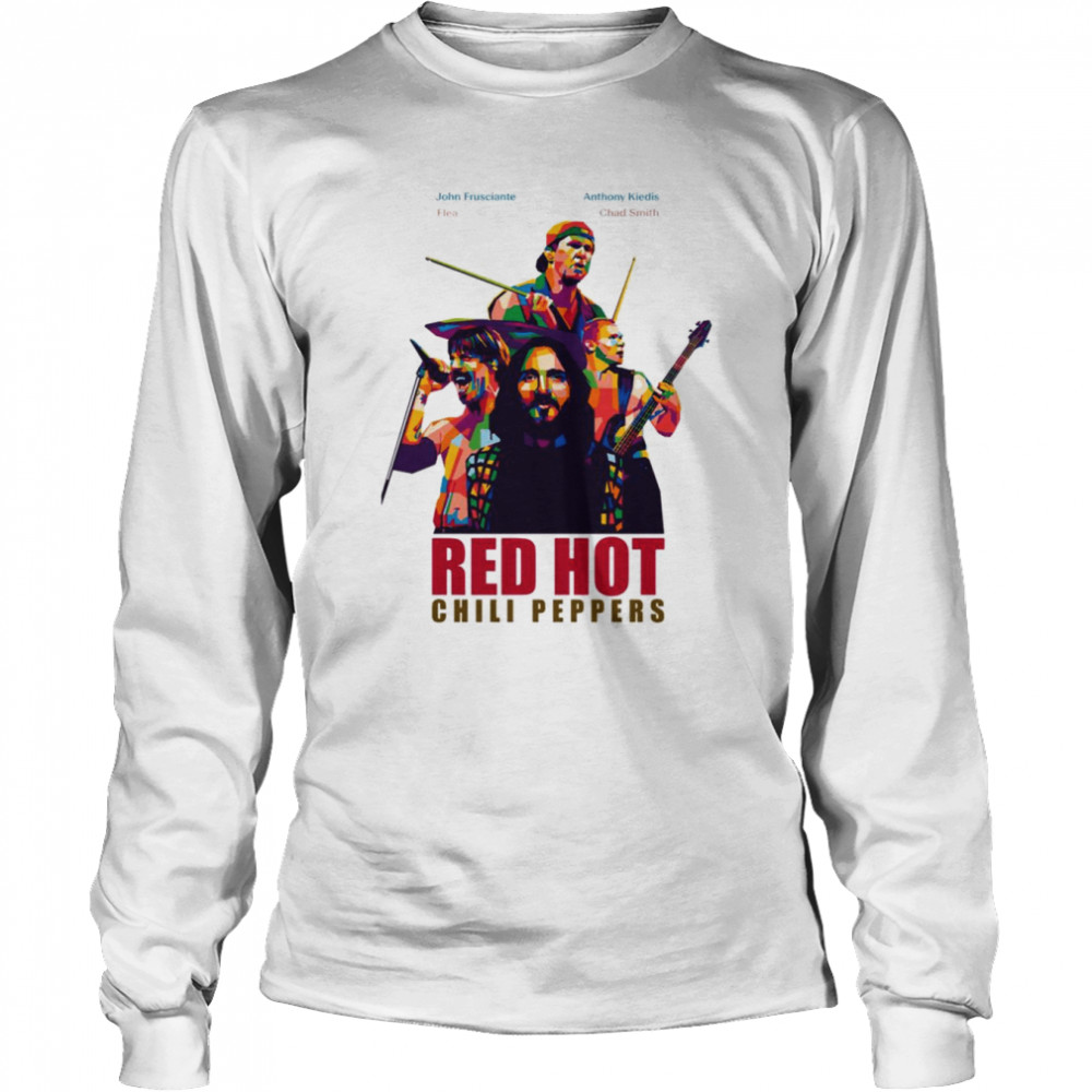 Members Legend Red Hot Chilli Peppers Band shirt Long Sleeved T-shirt